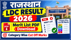 Rajasthan LDC Result 2026