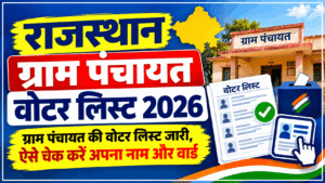 Rajasthan Gram Panchayat Voter List 2026