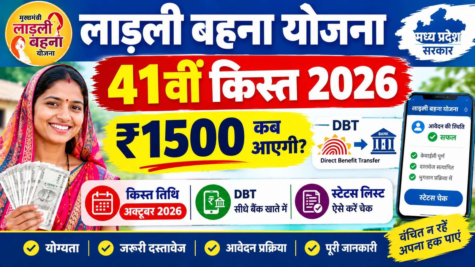 Ladli Behna Yojana 41st Installment