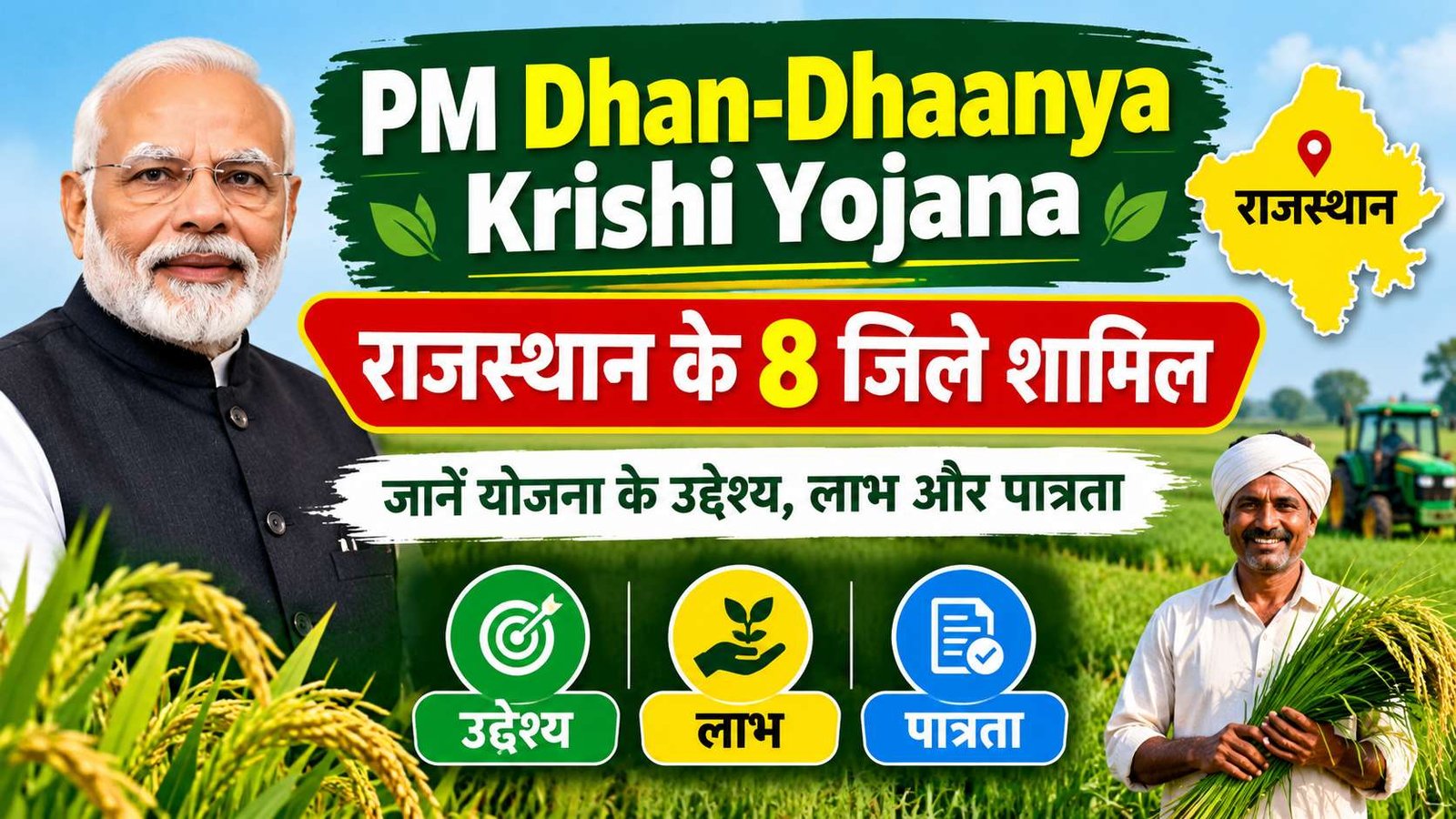 PM Dhan-Dhaanya Krishi Yojana