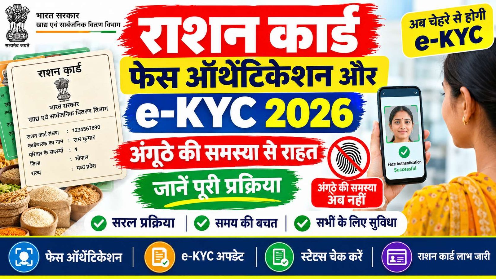 Ration Card Face Authentication & e-KYC